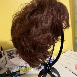 Auburn Wavy Hair Wig